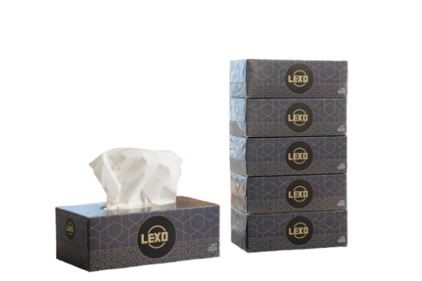 Soft Facial Tissue 170 × 2 Ply – Grey Multipack