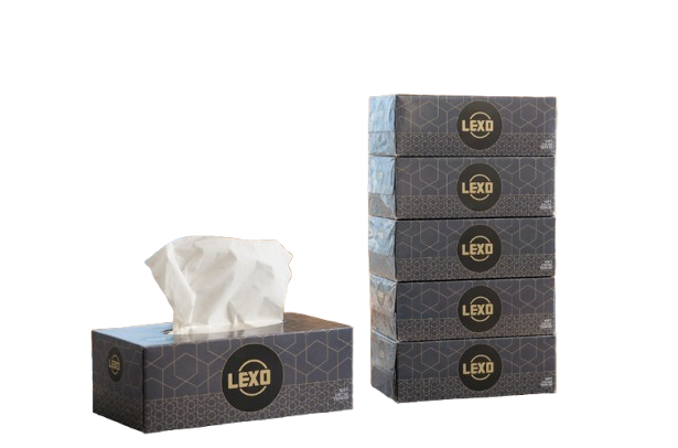Soft Facial Tissue 170 × 2 Ply – Grey Multipack
